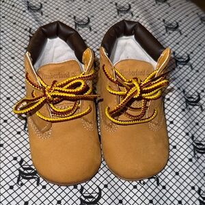 Timberland Tan baby shoes size 2C